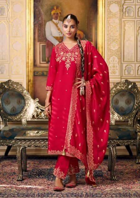 Radha Rani By Afsana Silk Fancy Readymade Salwar Kameez 